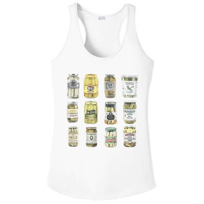 Vintage Canned Pickles Homemade Dill Pickles Ladies PosiCharge Competitor Racerback Tank