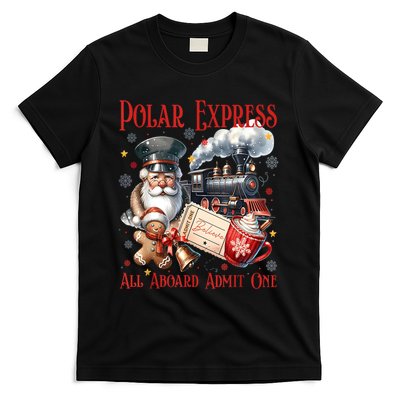 Vintage Christmas Polar .Express All Aboard Admit One Gift T-Shirt