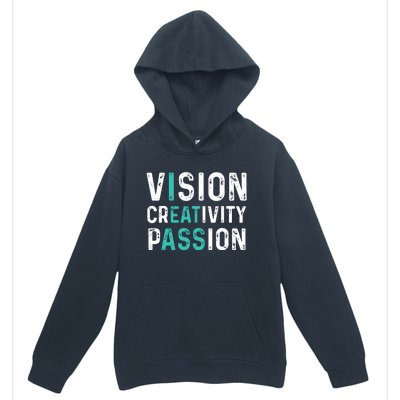 Vision Creativity Passion Vintage Urban Pullover Hoodie