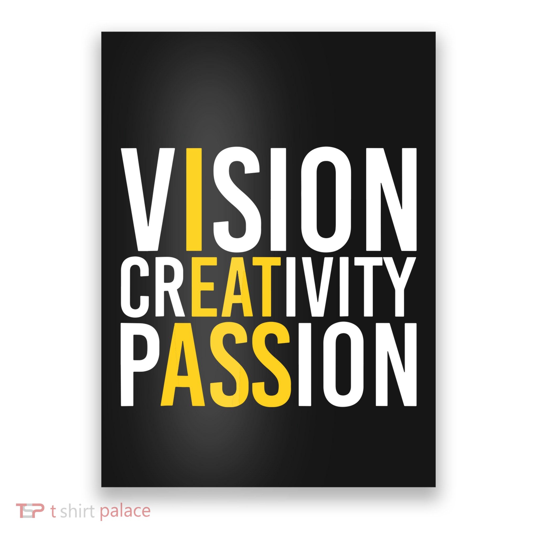 Vision Creativity Passion Poster