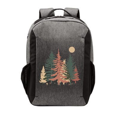 Vintage Colors Pine Tree Forest Vector Backpack