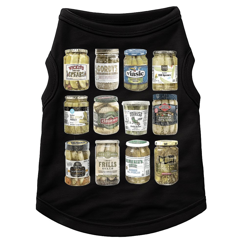 Vintage Canned Pickles Retro Pickles Lovers Canning Pickle Doggie Tank