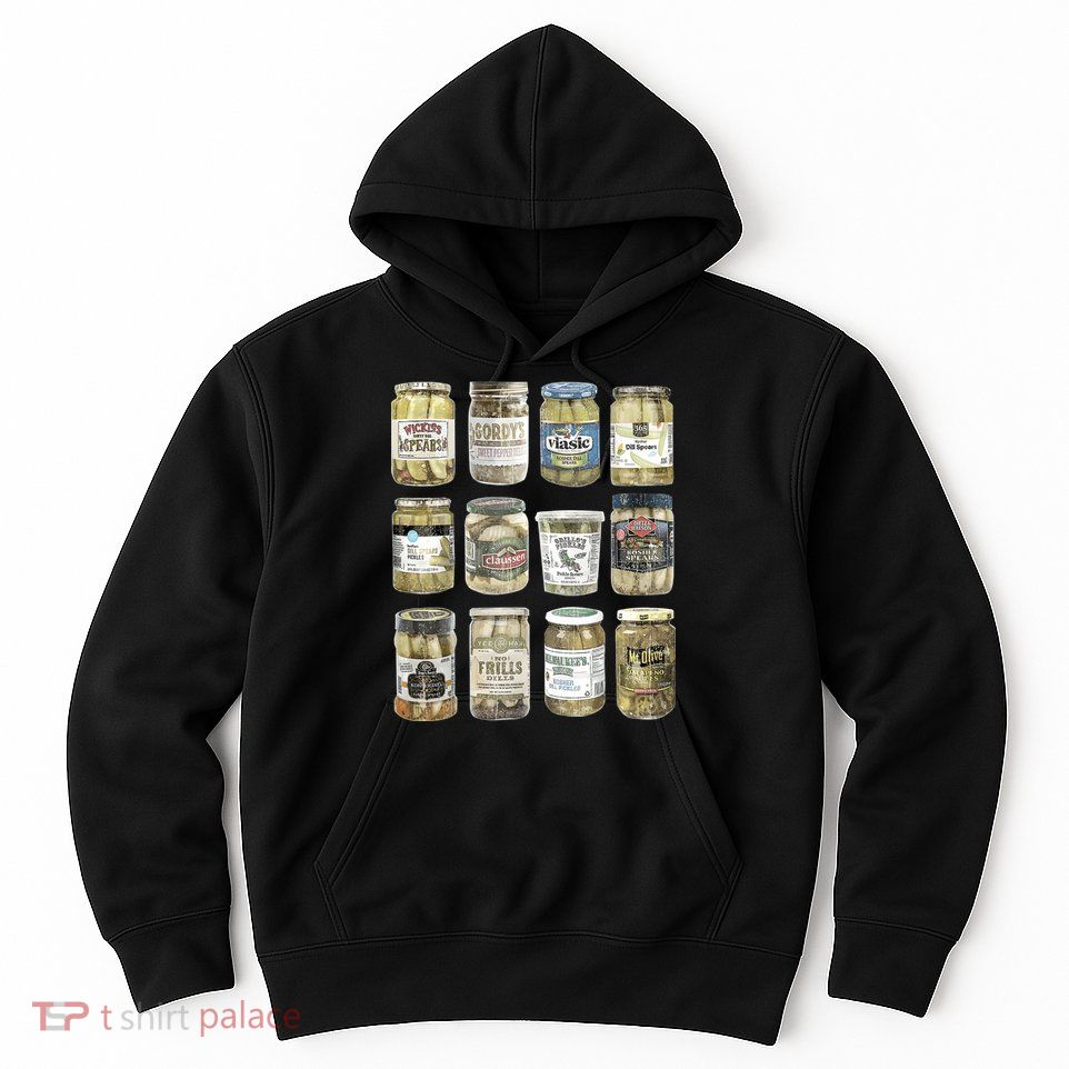 Vintage Canned Pickles Retro Pickles Lovers Canning Pickle Hoodie