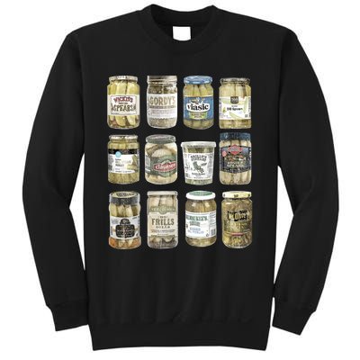 Vintage Canned Pickles Retro Pickles Lovers Canning Pickle Sweatshirt