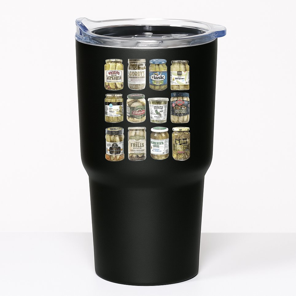 Vintage Canned Pickles Retro Pickles Lovers Canning Pickle Tumbler