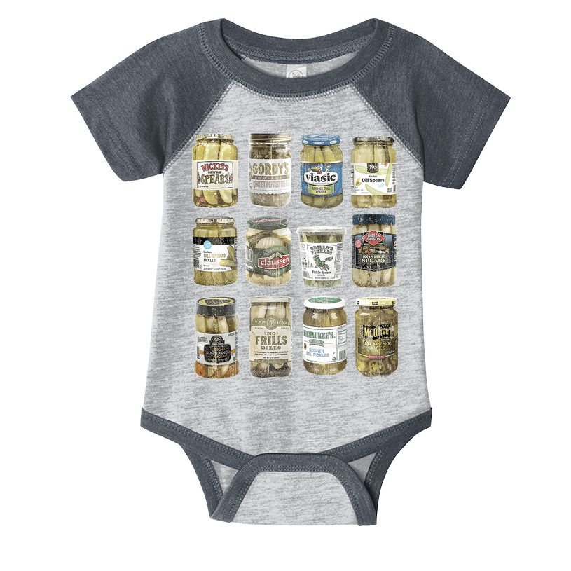 Vintage Canned Pickles Retro Pickles Lovers Canning Pickle Infant Baby Jersey Bodysuit