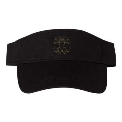 Vitruvian Cat Proportions Kitten Da Vinci Cats Paws Kitty Valucap Bio-Washed Visor