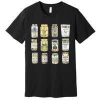 Vintage Canned Pickles Homemade Dill Pickles Gifts for Mom Premium T-Shirt