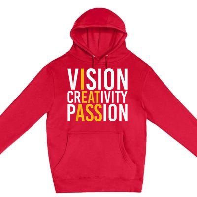 Vision Creativity Passion Premium Pullover Hoodie