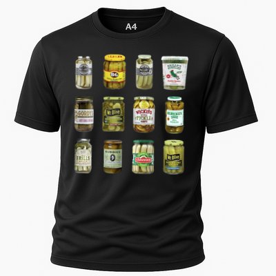 Vintage Canned Pickles Lover Funny Trendy Performance Shirt