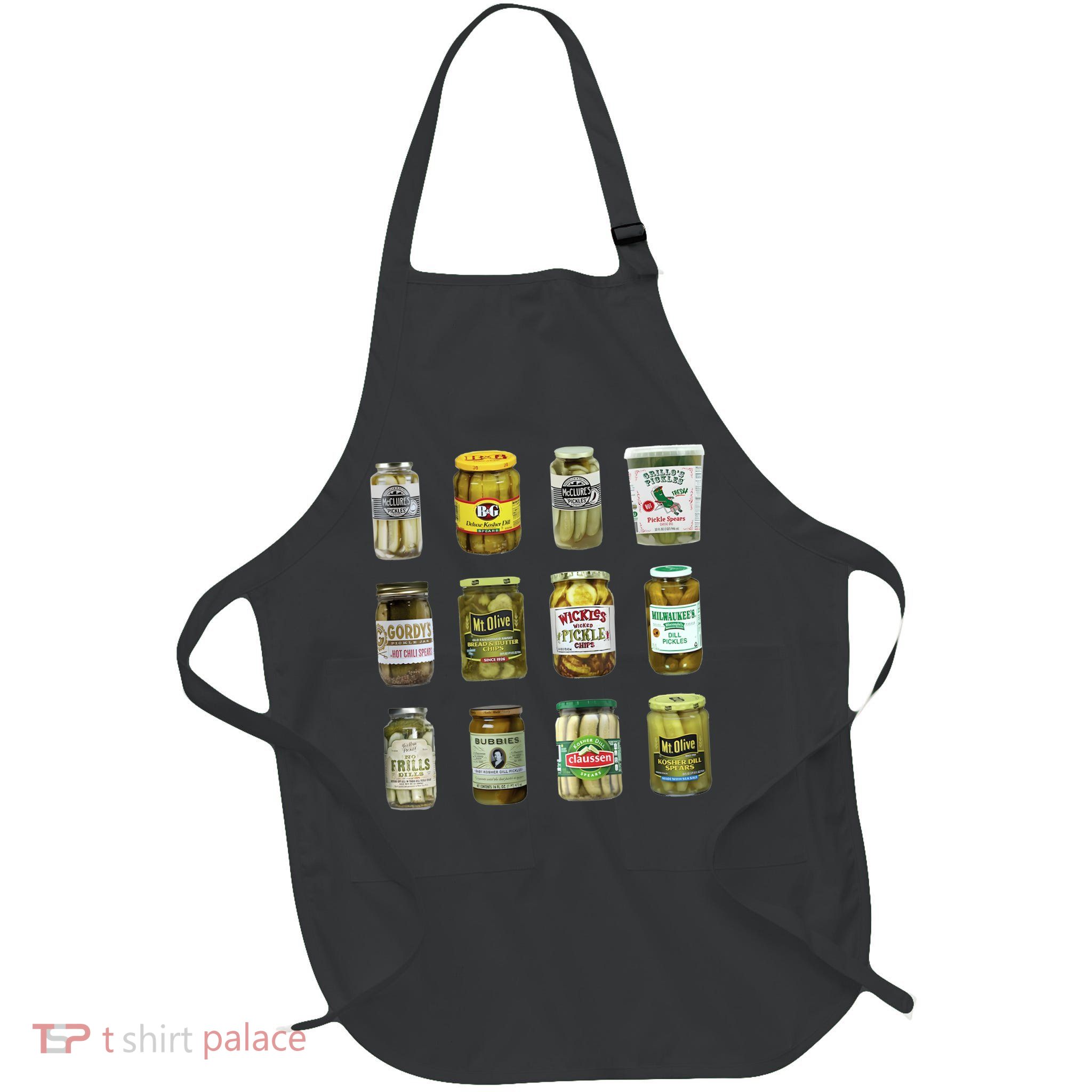 Vintage Canned Pickles Lover Funny Trendy Apron
