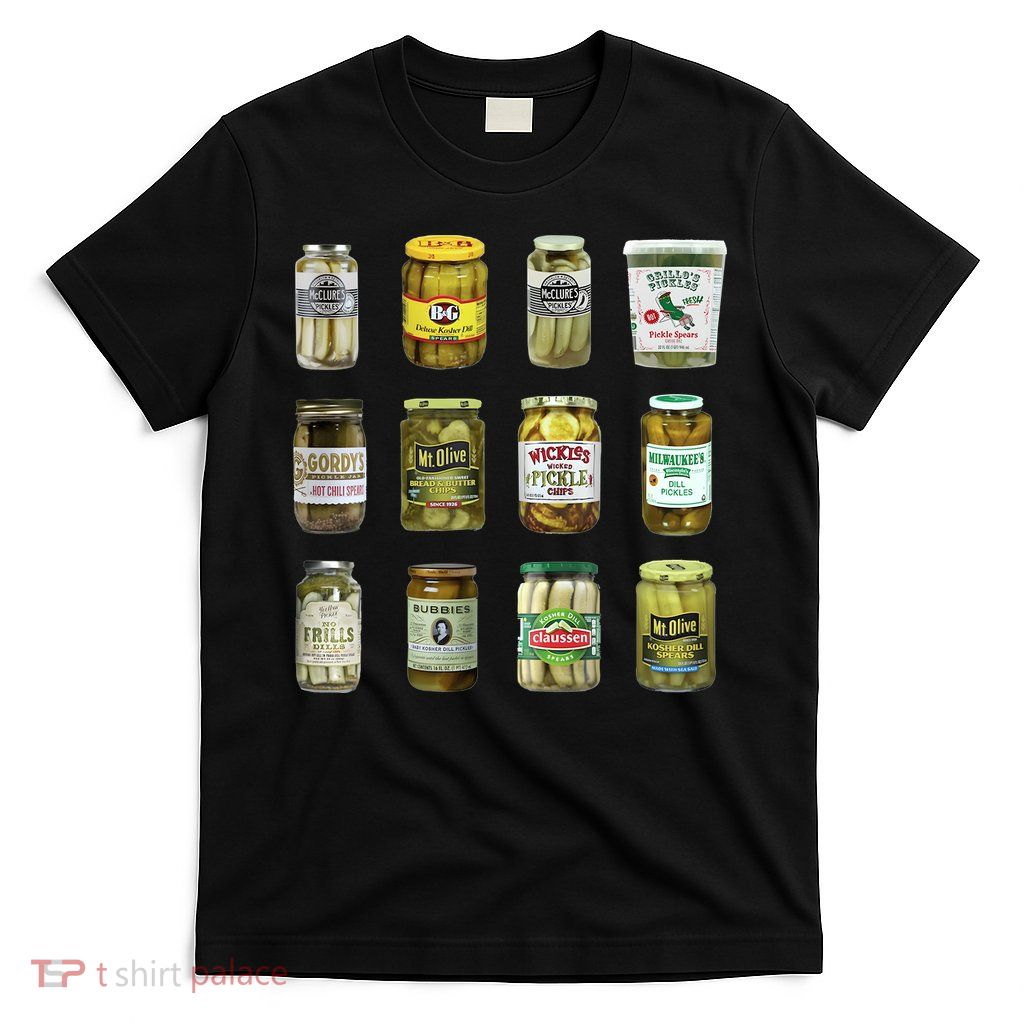 Vintage Canned Pickles Lover Funny Trendy T-Shirt