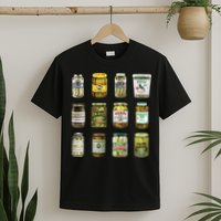 Vintage Canned Pickles Lover Funny Trendy T-Shirt