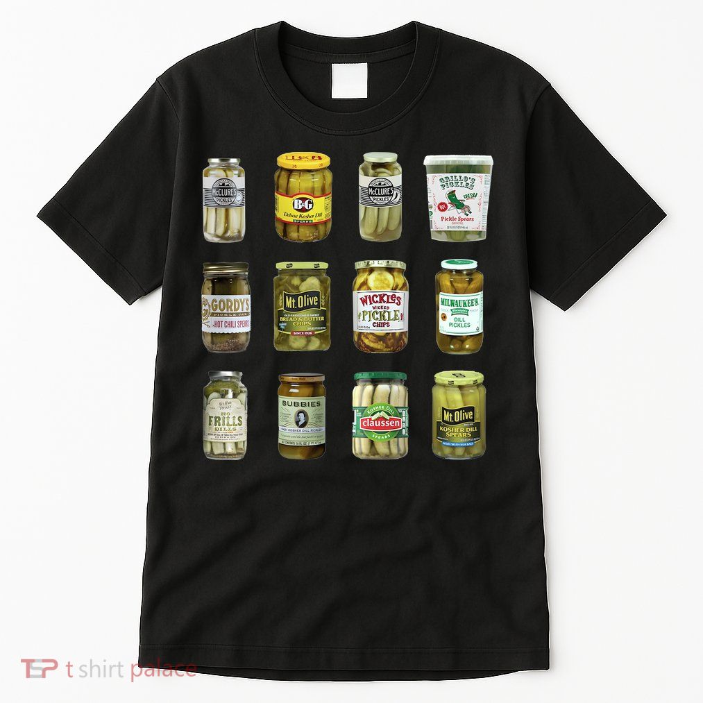 Vintage Canned Pickles Lover Funny Trendy Tall T-Shirt