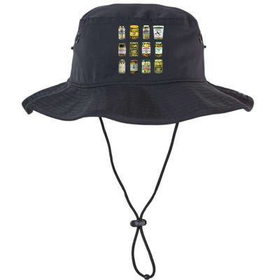 Vintage Canned Pickles Lover Funny Trendy Bucket Hat