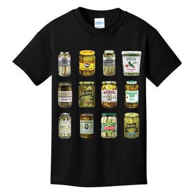 Vintage Canned Pickles Lover Funny Trendy Kids T-Shirt