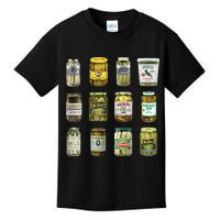 Vintage Canned Pickles Lover Funny Trendy Kids T-Shirt