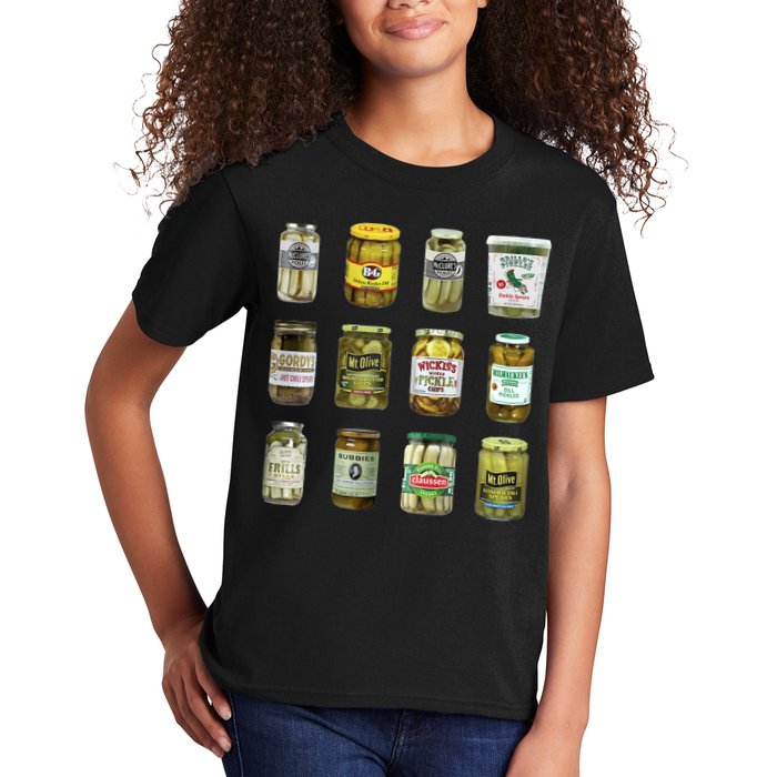 Vintage Canned Pickles Lover Funny Trendy Kids T-Shirt
