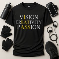 Vision Creativity Passion Cooling Performance Crew T-Shirt