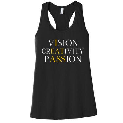 Vision Creativity Passion Women's Racerback Tank