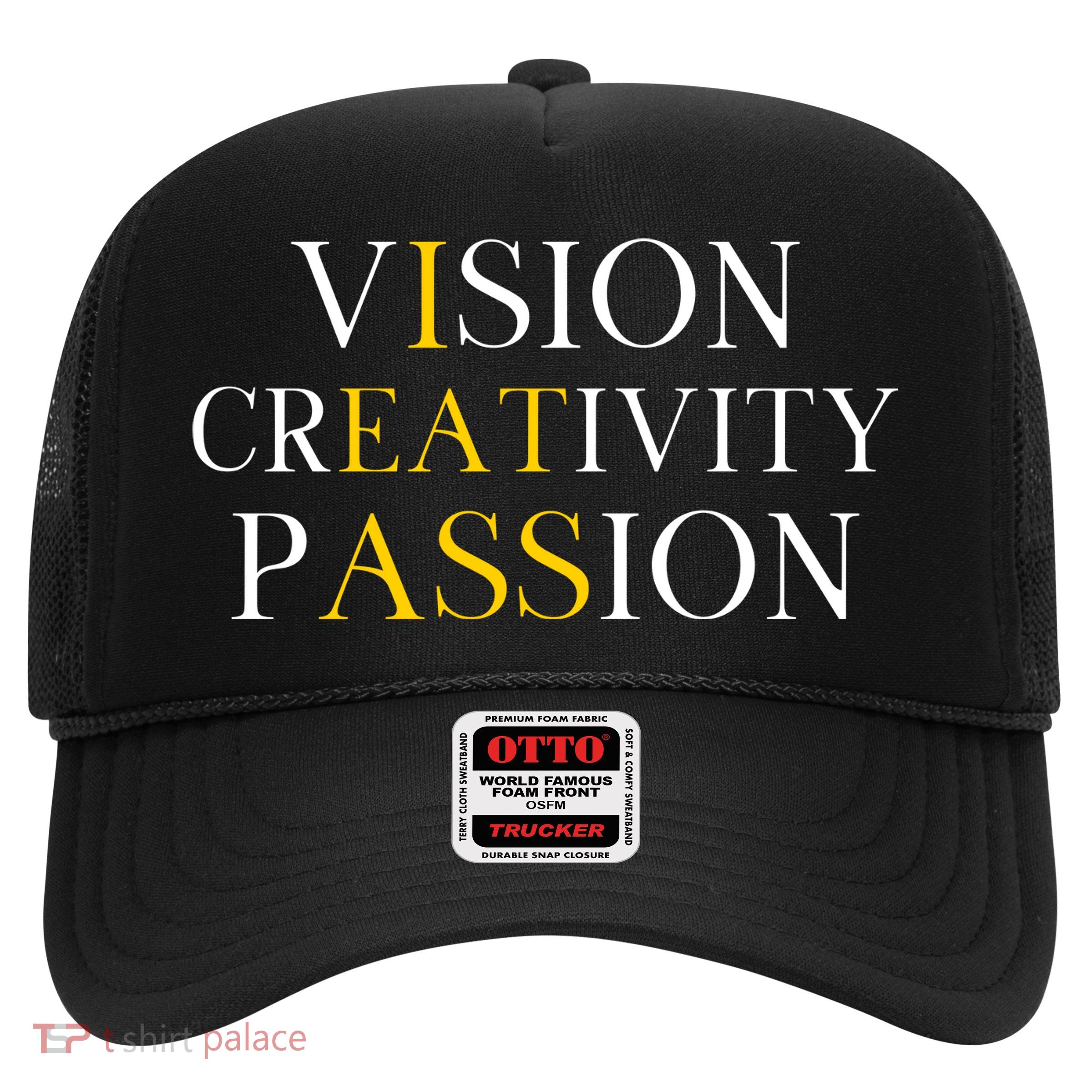 Vision Creativity Passion Trucker Hat