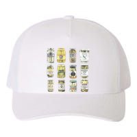 Vintage Canned Pickles Homemade Dill Pickles Gifts For Mom Yupoong Adult 5-Panel Trucker Hat