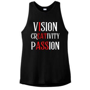 Vision Creativity Passion Ladies PosiCharge Tri-Blend Wicking Tank