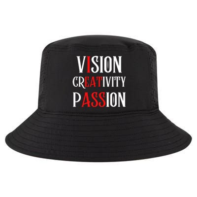 Vision Creativity Passion Cool Comfort Performance Bucket Hat