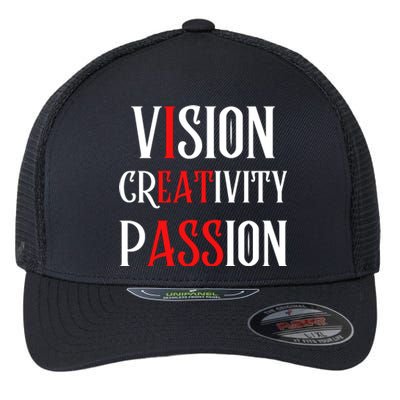 Vision Creativity Passion Flexfit Unipanel Trucker Cap