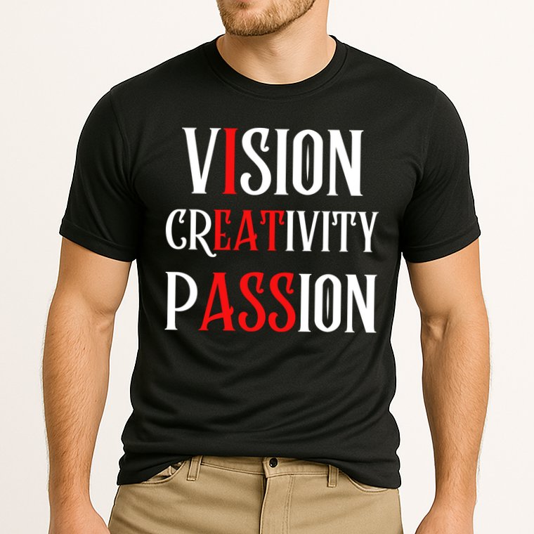 Vision Creativity Passion Cooling Performance Crew T-Shirt
