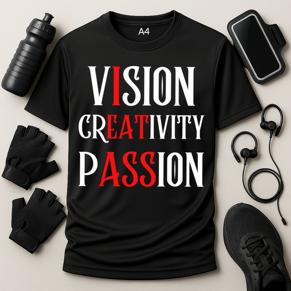 Vision Creativity Passion Cooling Performance Crew T-Shirt