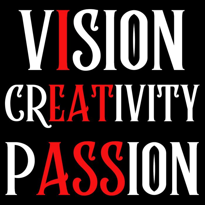 Vision Creativity Passion V-Neck T-Shirt
