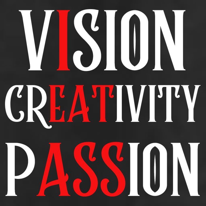Vision Creativity Passion 11oz C Handle Ceramic Mug