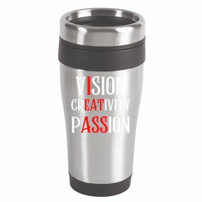 Vision Creativity Passion 16oz Travel Tumbler