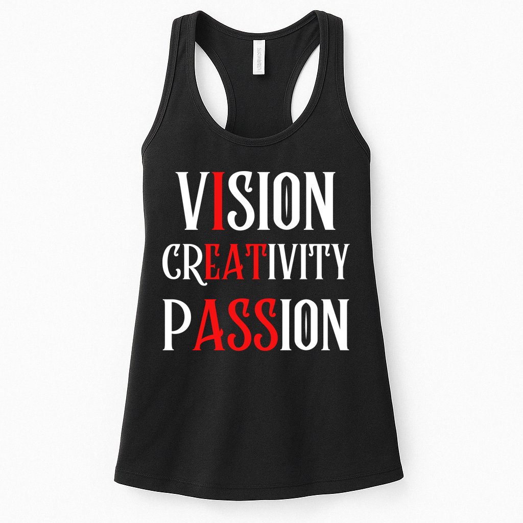 Vision Creativity Passion Womens Tank Top