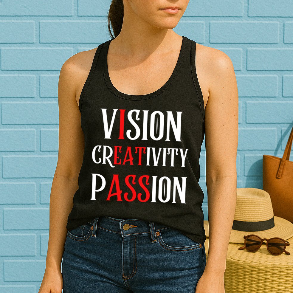 Vision Creativity Passion Womens Tank Top