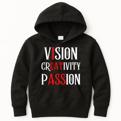 Vision Creativity Passion Kids Hoodie