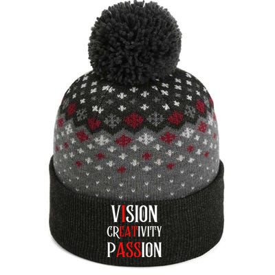 Vision Creativity Passion The Baniff Cuffed Pom Beanie