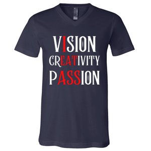 Vision Creativity Passion V-Neck T-Shirt