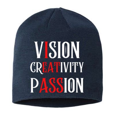 Vision Creativity Passion Sustainable Beanie