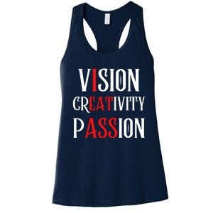 Vision Creativity Passion Women's Racerback Tank