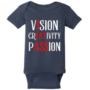 Vision Creativity Passion Baby Bodysuit