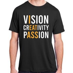 Vision Creativity Passion | I Eat Ass Funny Hidden Message Adult ChromaSoft Performance T-Shirt