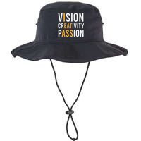 Vision Creativity Passion | I Eat Ass Funny Hidden Message Legacy Cool Fit Booney Bucket Hat