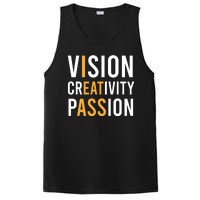 Vision Creativity Passion | I Eat Ass Funny Hidden Message PosiCharge Competitor Tank