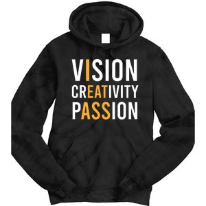 Vision Creativity Passion | I Eat Ass Funny Hidden Message Tie Dye Hoodie