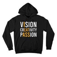 Vision Creativity Passion | I Eat Ass Funny Hidden Message Tall Hoodie