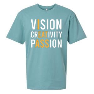 Vision Creativity Passion | I Eat Ass Funny Hidden Message Sueded Cloud Jersey T-Shirt