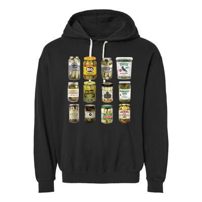 Vintage Canned Pickles Pickle Lovers Pickle Garment-Dyed Fleece Hoodie