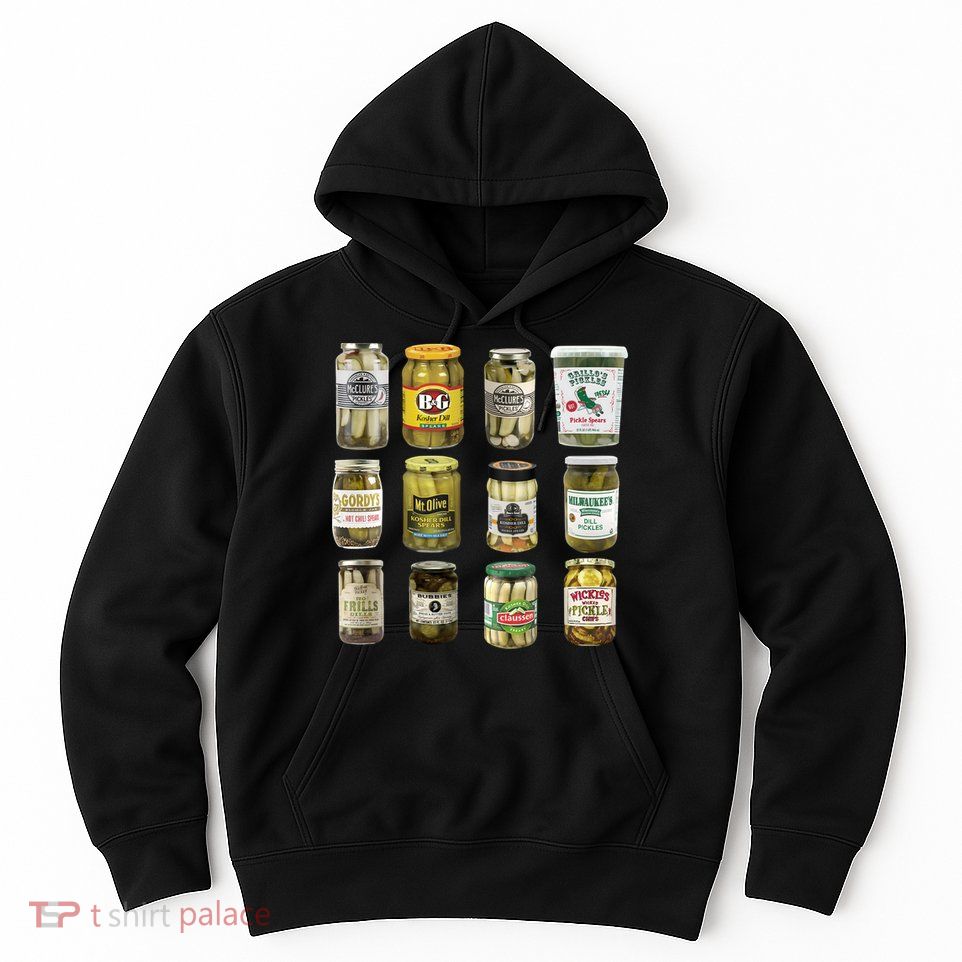 Vintage Canned Pickles Pickle Lovers Pickle Hoodie